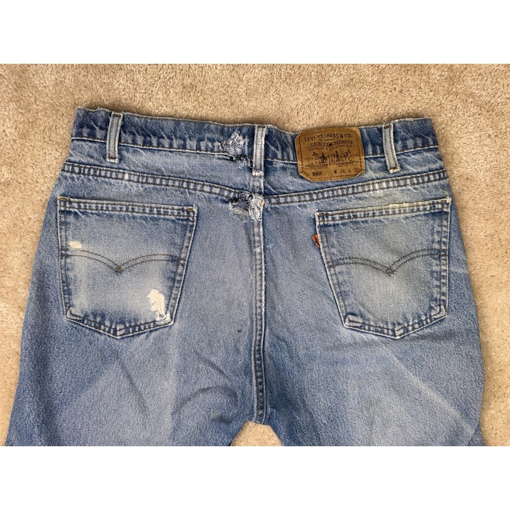 Vintage Levi's Orange Tab 505 Regular Fit Size 36 x 30 Inch
